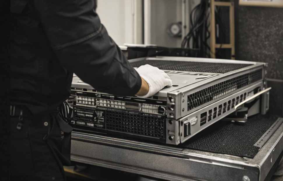 Server and rack white glove logistics by EWG Solutions